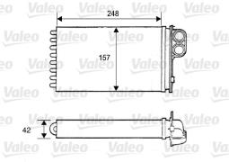 NAGRZEWNICA PEUGEOT 405 87- VALEO VAL812115               W