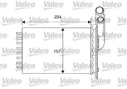 NAGRZEWNICA RENAULT CLIO 90- VALEO VAL812157