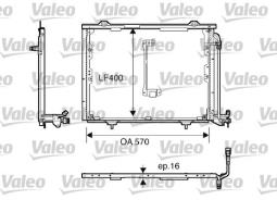 CHŁODNICA KLIM.DB 202 93- /C-KLASA/ VALEO VAL816900
