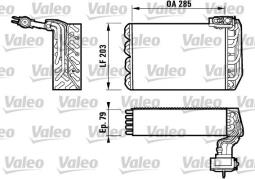 PAROWNIK KLIM. PEUGEOT 406 VALEO VAL817095