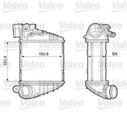 INTERCOOLER AUDI A3 1,8-1,9TDI 96- VALEO VAL817457
