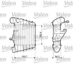 INTERCOOLER SEAT IBIZA OE: 6Q0145804A VALEO VAL817556