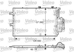 CHŁODNICA KLIM.OPEL CORSA C 1.7TD VALEO VAL817610