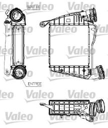 INTERCOOLER VW PHAETON OE: 3D0145804 VALEO VAL817635