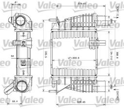 INTERCOOLER RENAULT MODUS OE: 82 VALEO VAL817699