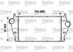 INTERCOOLER RENAULT LAGUNA 1,9DCI 99-01 /TOWAR DOSTĘPNY DO 14 DNI/ VALEO VAL817926