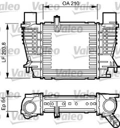 INTERCOOLER RENAULT CLIO 1,5DCI 05- VALEO VAL817999