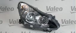 REFLEKTOR OPEL CORSA 06- /L/            /CZARNY/ VALEO VAL043379