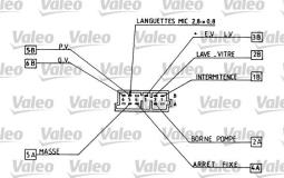 PRZEŁĄCZNIK WYCIER.PEUGEOT 406/ XANTIA  /TOWAR DOSTĘPNY DO 3 DNI/ VALEO VAL251261