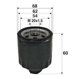 FILTR OLEJU RENAULT BENZ. KANGOO 1,2 97-98 VAL586011