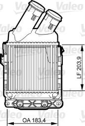 INTERCOOLER RENAULT MEGANE 1,9DT/DCI 96-"/SCENIC/ /7700838130 8200047162 8200175069/" VALEO VAL817490