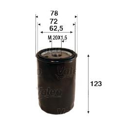 FILTR OLEJU PEUGEOT DIESEL 2,5D -94 VAL586109