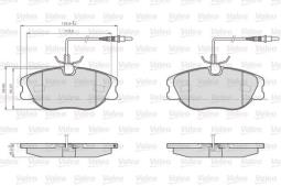 KLOCKI HAM.FIAT VALEO VAL872801