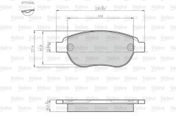 KLOCKI HAM.PEUGEOT VALEO VAL872600