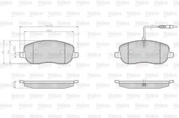 KLOCKI HAM.FIAT VALEO VAL872261