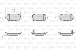 KLOCKI HAM.OPEL VALEO VAL872417
