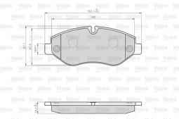 KLOCKI HAM.IVECO VALEO VAL872229