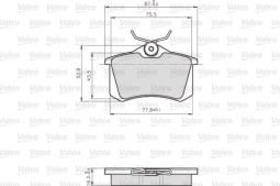 KLOCKI HAM.PEUGEOT VALEO VAL872960