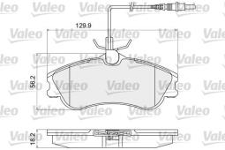 KLOCKI HAM.PEUGEOT VALEO VAL872124