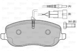 KLOCKI HAM. /VALEO/ VAL598553
