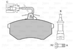 KLOCKI HAM. /VALEO/ VAL598017