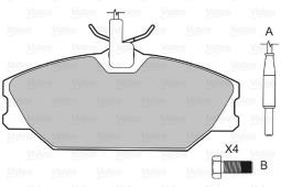 KLOCKI HAM. /VALEO/ VAL598473
