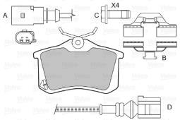 KLOCKI HAM. /VALEO/ VAL598681