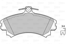KLOCKI HAM./PRZ/ MITSUBISHI CARISMA 95-1,8 16V VAL598318