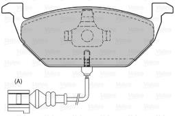KLOCKI HAM./PRZ/ VW GOLF IV /+CZUJNIK/ VAL598408