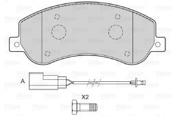 KLOCKI HAM. /VALEO/ VAL601146