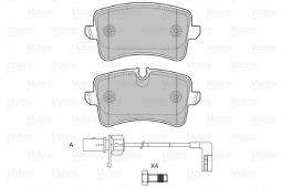 KLOCKI HAMULCOWE AUDI A4 SERIE 3 A5 A5  CABRIO -01/2007 VAL601378