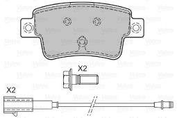 KLOCKI HAM.                             ABARTH PUNTO EVO 1,4 12- VAL601063