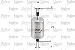 FILTR PALIWA DACIA BENZ. 1,2-1,6 04- VAL587002
