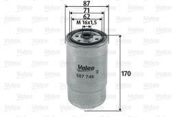 FILTR PALIWA ALFA DIESEL 1,9JTD 02- VAL587746