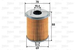 FILTR PALIWA RENAULT DIESEL 1,9 95- VAL587910