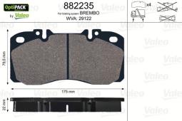 KLOCKI HAM. VALEO VAL882235              N