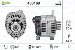 ALTERNATOR PEUGEOT ZX 1.6I/POJ.SILNIKA:1/TOWAR DOSTĘPNY DO 14 DNI/ VALEO VAL433189