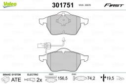 KLOCKI HAM./PRZ/ AUDI A6 97- VALEO VAL301751