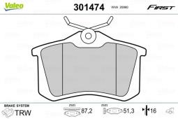KLOCKI HAM.                             RENAULT CLIO III 05-09 VAL301474