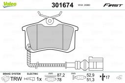 KLOCKI HAM.                             AUDI A2 00-05 VAL301674