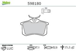 KLOCKI HAM. /VALEO/ VAL598180