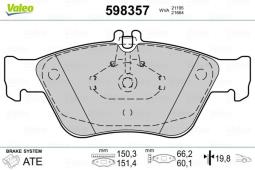 KLOCKI HAM. /VALEO/ VAL598357