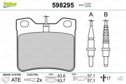 KLOCKI HAM./TYŁ/ DB VITO 96- VALEO VAL598295
