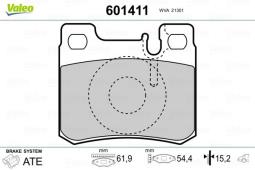 KLOCKI HAMULCOWE DB  C CLASS W202 A CLA SS W124 -01/1997 VAL601411