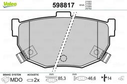 KLOCKI HAM. /VALEO/ VAL598817