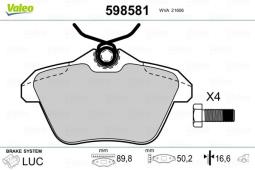 KLOCKI HAM. /VALEO/ VAL598581