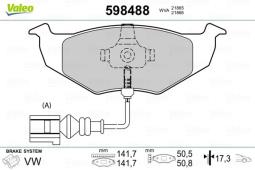 KLOCKI HAM. /VALEO/ VAL598488