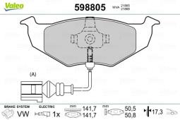 KLOCKI HAM. /VALEO/ VAL598805