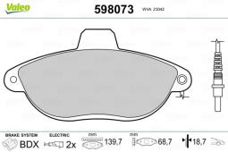 KLOCKI HAM. /VALEO/ VAL598073