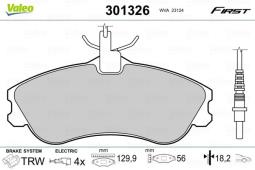 KLOCKI HAM.                             CITROEN XSARA 97-00 VAL301326